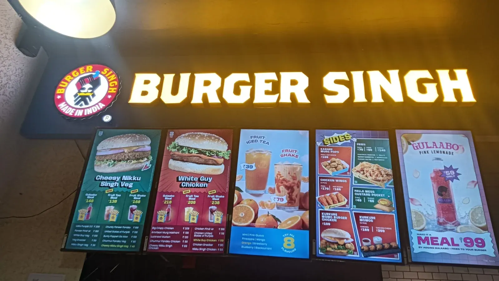 Burger Singh digital menu and CMS deployment