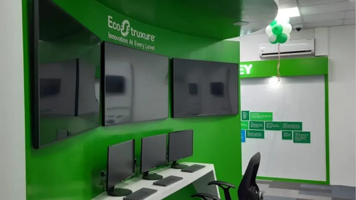 Schneider Electric immersive video wall