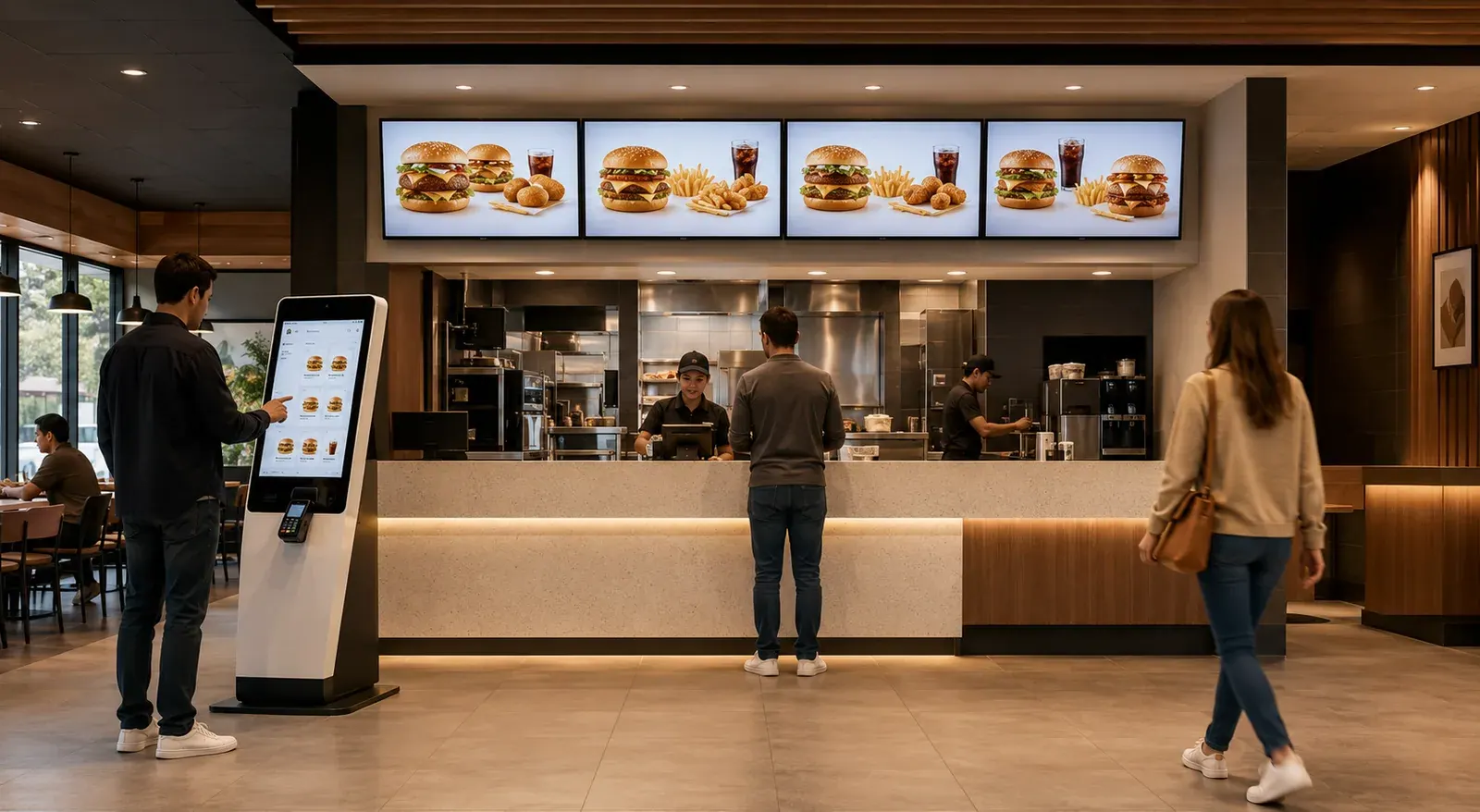 QSR digital menu boards
