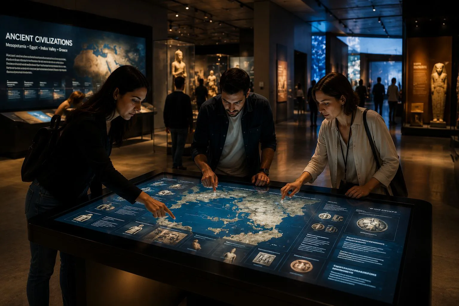 Multi touch table