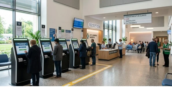 OPD queue kiosk