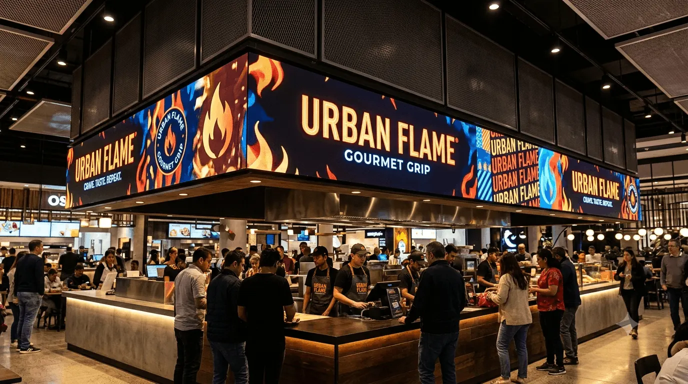 LED signage for QSR