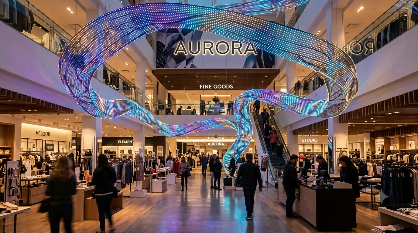 Creative LED installation