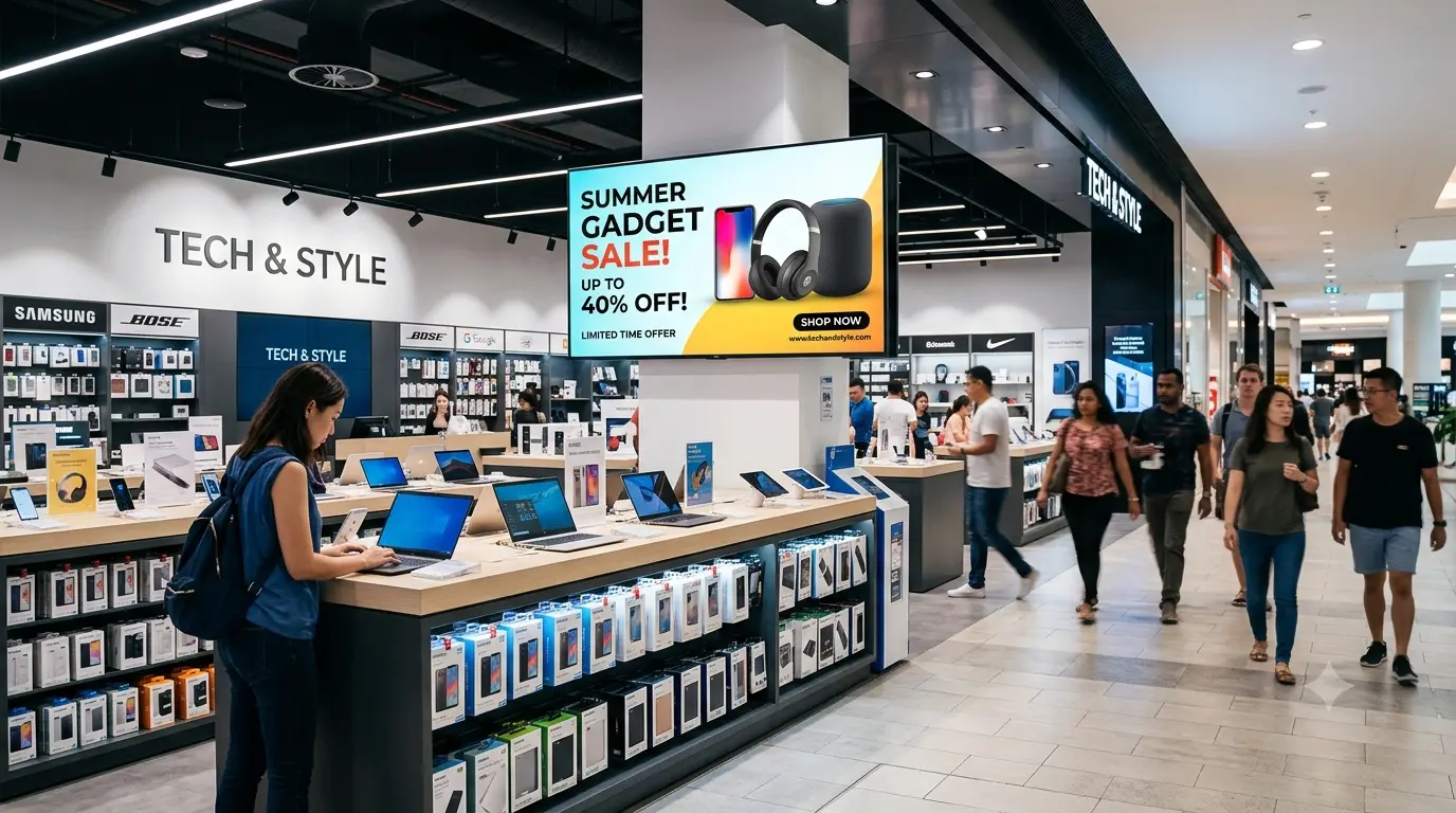 Digital signage displays