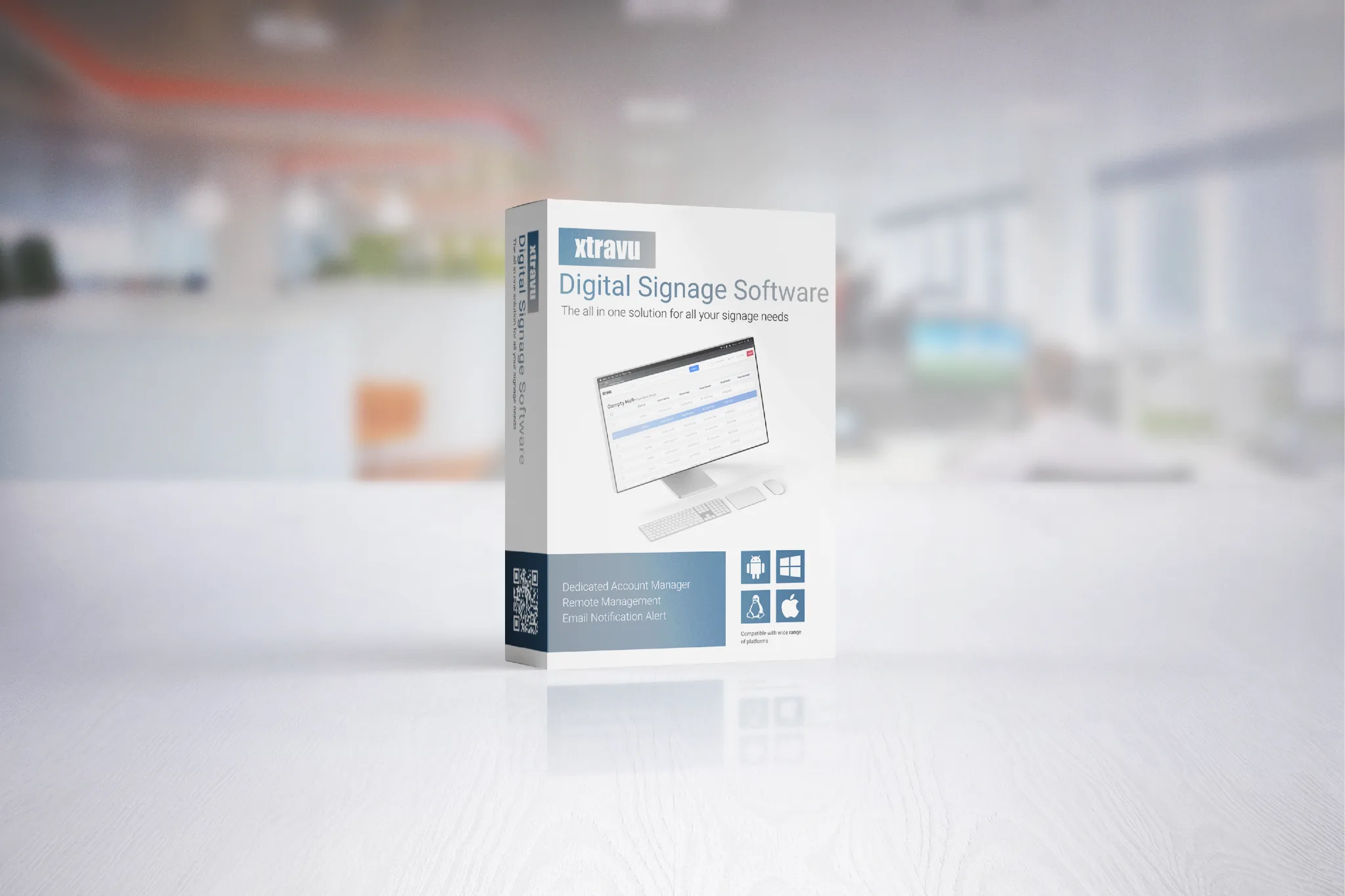 xtravu CMS for QSR displays