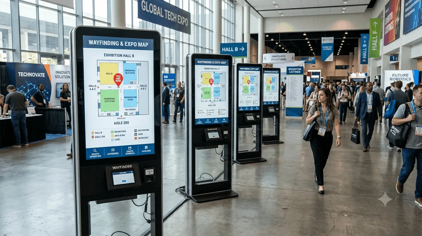 LCD kiosk displays