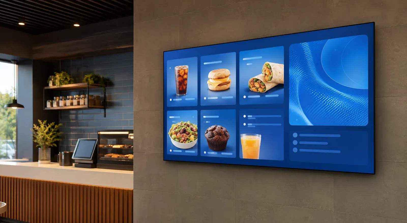 Wall mount LCD