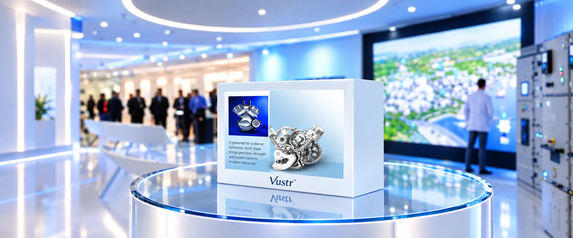 Vustr Glass transparent display