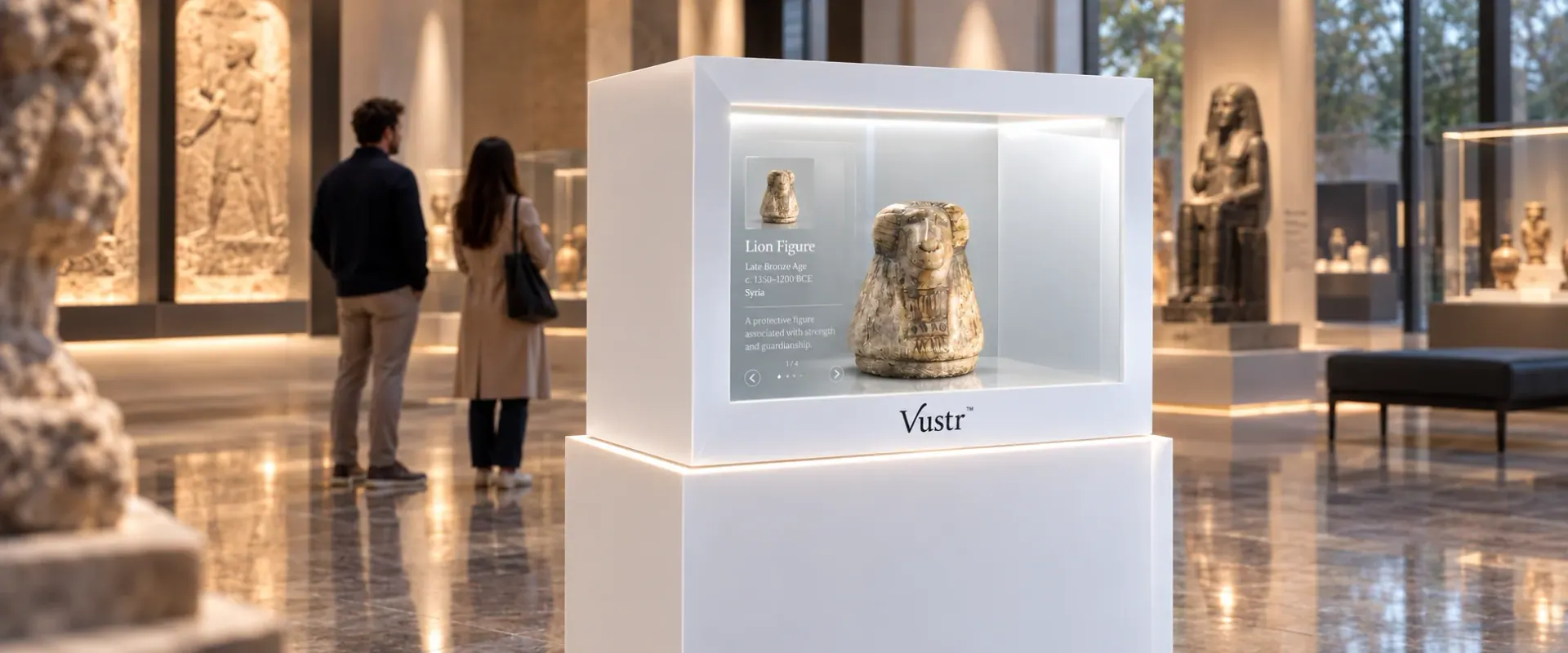 Vustr Glass transparent display